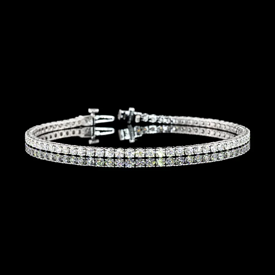 Round Tennis Bracelet, 3 ct