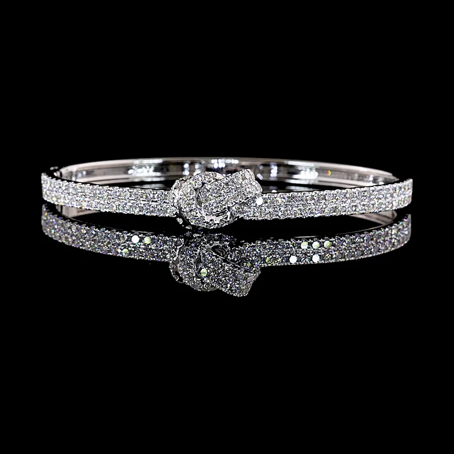 Round Bangle, 3 ct