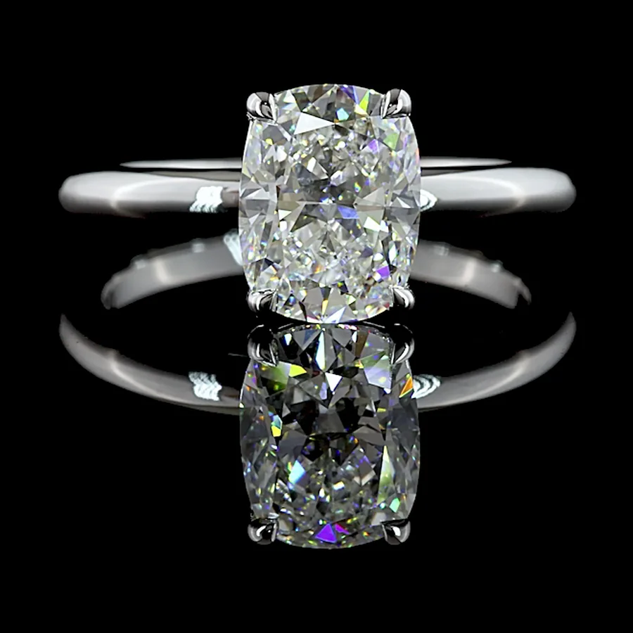 Cushion Solitaire, 2 ct
